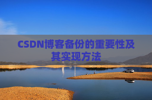 CSDN博客备份的重要性及其实现方法